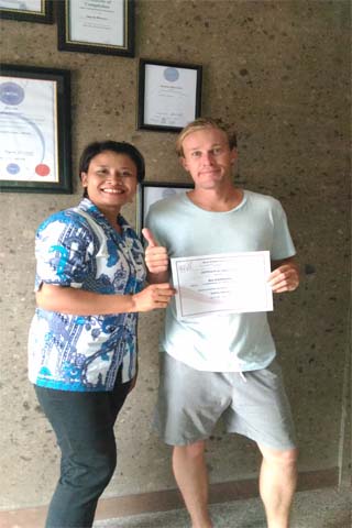 Reeva Bali Spa School Student