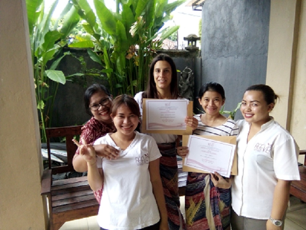 Reeva spa school graduated students