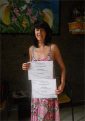 Reeva Bali Spa School Student