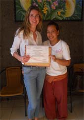 Reeva Bali Spa School Student