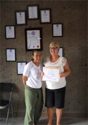 Reeva Bali Spa School Student