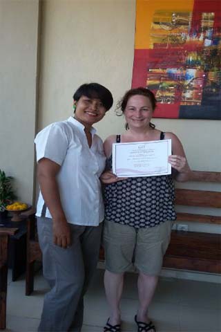 Reeva Bali Spa School Student