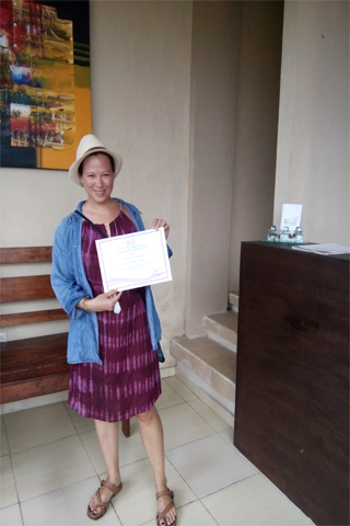 Reeva Bali Spa School Student