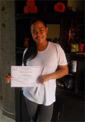 Reeva Bali Spa School Student
