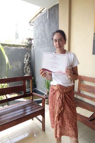 Reeva Bali Spa School Student