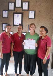 Reeva Bali Spa School Student