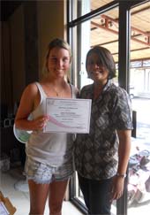 Reeva Bali Spa School Student
