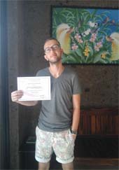 Reeva Bali Spa School Student