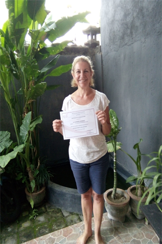 Reeva Bali Spa School Student