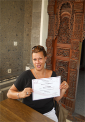 Reeva Bali Spa School Student