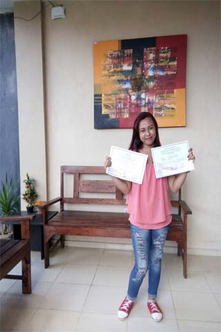 Reeva Bali Spa School Student