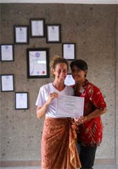 Reeva Bali Spa School Student