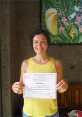 Reeva Bali Spa School Student