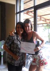 Reeva Bali Spa School Student