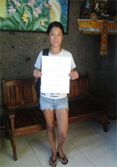 Reeva Bali Spa School Student