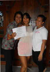 Reeva Bali Spa School Student